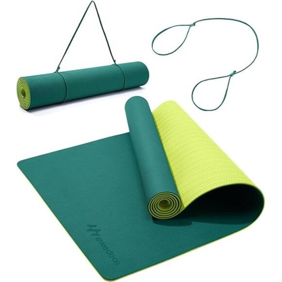 Eco Friendly Yoga Mat Thick TPE Yoga Mat Non Slip Yoga Mats Anti-tear Exercise - Picture 7 of 7